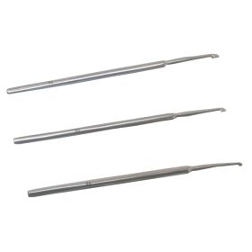 3 Pcs Set Meyhoefer Chalazion Ear Curette Surgical, ENT,Instruments Good Quality