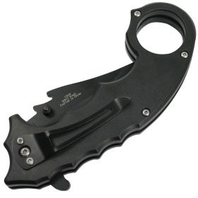 TheBoneEdge 8" Red Dragon Spring Assisted Folding Knife 3CR13 Stainless Steel