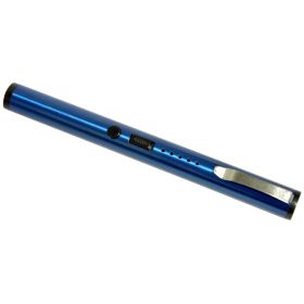 6" OFFICE PEN STYLE POWER STUN GUN BLUE COLOR 100KV