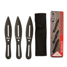 7.5" Set of 3 Throwing Knives with Sheath
