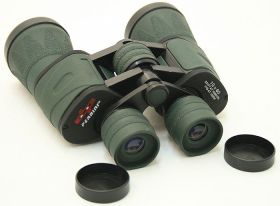 10X60 Green Perrini Binoculars High Resolution, Ultra Compact With Carrying Case