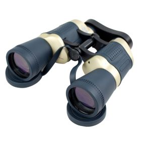 Perrini 30X50 Dark Blue & Tan Free Focus High Definition Binoculars