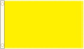 Perrini Poly Nylon 3x5 Yellow Flag