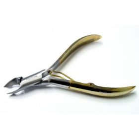 4" Stainless Steel Gold Color Nail Clipper 