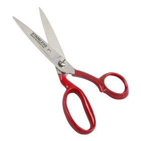 Bdeals 7" Sharp Edge Dressmaking Craft Shear Cutter Fabric Tailor's Scissors Stainless Steel Red Color