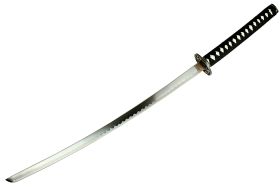 40.5" Black Collectible Katana Samurai Sword With Red Flower Design 