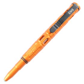 Hunt-Down New 6" Orange EMS Tactical Pen For Self Defence with Glass Breaker