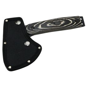 TheBoneEdge Tactical 9" Axe Stainless Steel Blade Wooden Handle